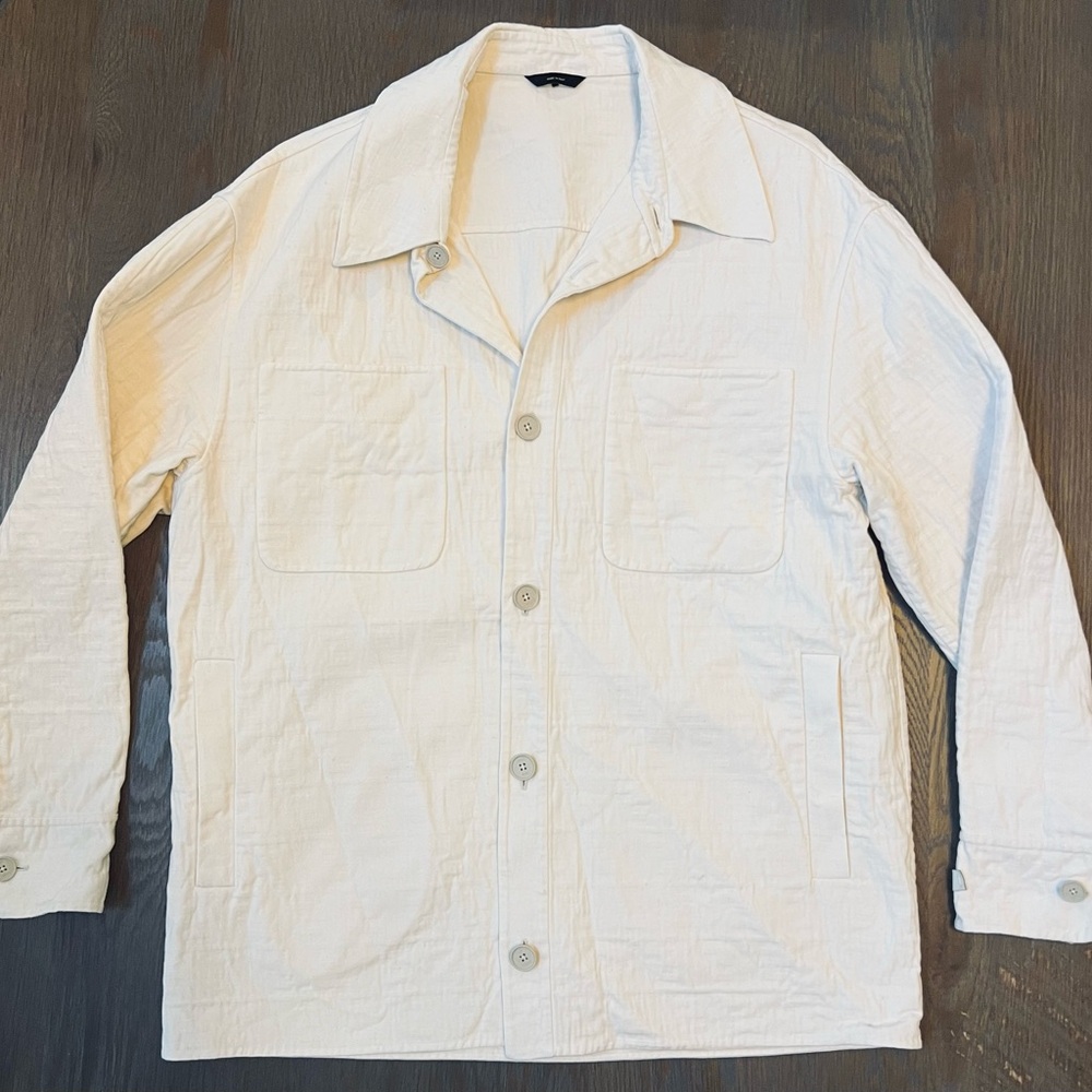 Fendi‎ Cream Lightweight Shirt Jacket